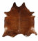 -LUXOR- living Alfombra de Piel de Vaca auténtica – Alfombra Natural para natmosféricos viviendas realistas, Aprox. 130 x 190 cm, Color marrón