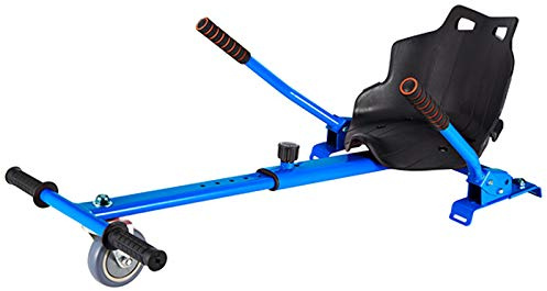 hzexun Hoverboard Sitz Hoverboard Kart Aufsatz Sitz für Elektrische Self Balancing Scooter Verstellbarer Hoverkart Verwandelt Ihre Hoverbords in Go-Kart für 22cm, 27cm and 33cm Hoverboard (Blau)