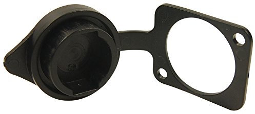 Dichtungsabdeckung, XLR-Buchse, schwarz, Staubkappen/Staubabdeckungen, 1 Stück | CP30112