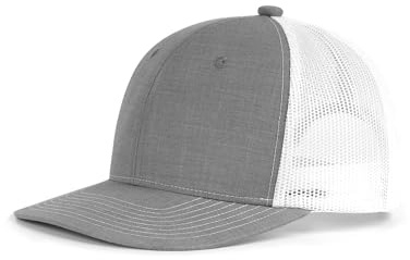 Zylioo XL/XXL lastbilskepsar baseballkeps stora huvuden kepsar stor sportkeps, Blanda grå-vit, XL/XXL