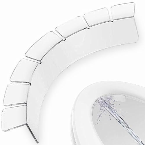 Toilettensitz Spritzschutz Urinschutz für Toilettensitz Toilettensitz Urinabweiser Transparent Wasserdicht Töpfchentraining Pee Spritzschutz wasserdichte Urinabweiser für Kinder und Erwachsene