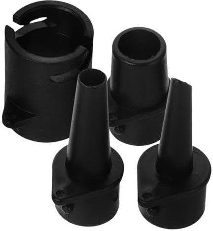 Paddle Board Pump Adapter Single Piece Black Plastic Connector