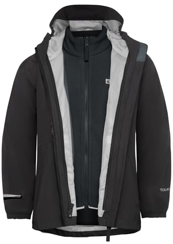 Jack Wolfskin Jungen Iceland 3in1, Schwarz, 176 EU