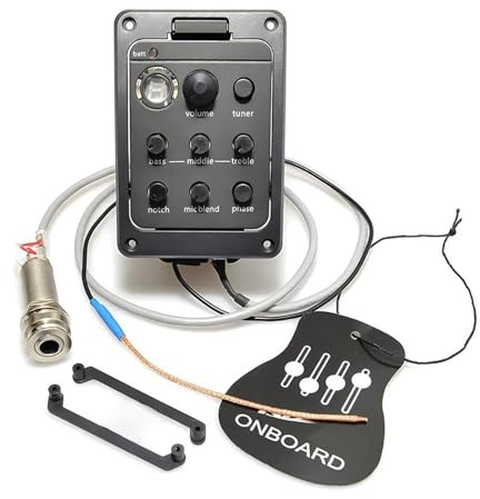 Akustikgitarren-Tonabnehmer Acoustic Gitarre Pickup Electric Box Equalizer Für Preamp EQ Tuner Gitarrenverstärker