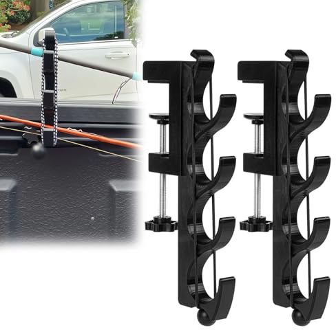 Quick-Release Fishing Rod Holder for Truck Beds - Compatible with Tonneau Covers (Standard)
