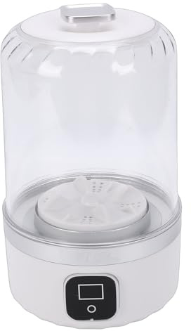 Oreilet Machine à Laver Portable, Mini Machine à Laver pour Sous-vêtements 1 L, Petite Machine Laver Rechargeable pour Chaussettes, Voyage, Camping-car, Appartement, Hôtel, Dortoir
