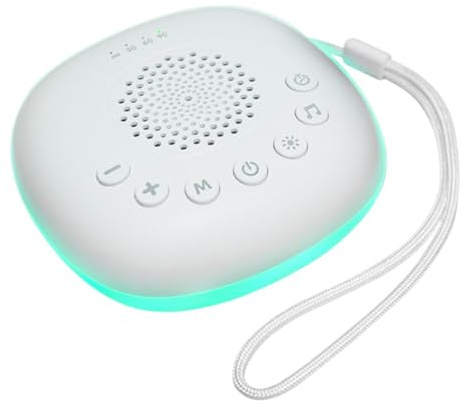 Macchine per il sonno con il rumore | Suoni Naturali Rilassanti e Duraturi Portatili | Macchina per Rumore Bianco Portatile per Sonno - per l'utilizzo in casa, camera da, viaggio, sala meditazione
