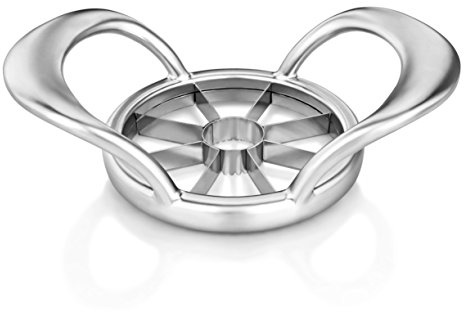 New Star Foodservice Artaste 59519 Zinc Die Cast Apple Corer and Divider with Stainless Steel Blades