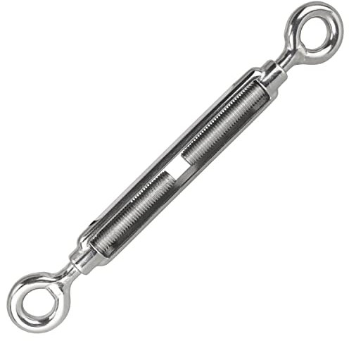 DERING Spannschloss M12 Drahtspanner 1 Stück mit Augen Edelstahl Drahtseil