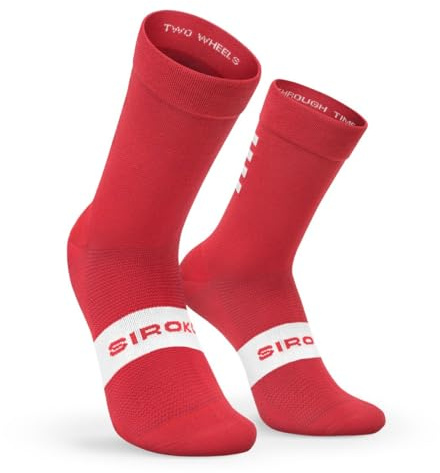 S1 Fahrradsocken Herren und Damen, Ergonomisches Design, Hohe Kompression