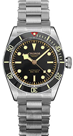 SOTAG Cronos L6017 40 mm Diver BB58 Vintage Luxus Herrenuhren PT5000 Saphirglas 20 Bar automatische mechanische Armbanduhren