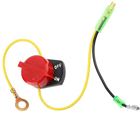 Interrupteur d’arrêt marche moteur stop On/Off Bouton de commande haute sécurité pour Gx110, Gx120, Gx160, Gx200, Gx240