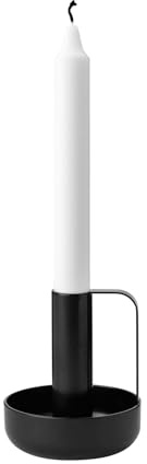 Stelton [W] Ida Candleholder Black