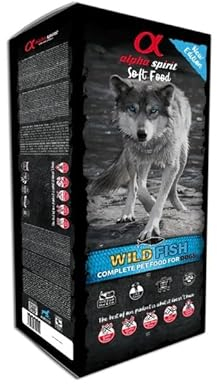 Alpha Spirit Wild Fish Halbnassfutter für Hunde, 3 kg