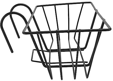 SEWOART Rostfreier Hängender Pflanzenhalter aus Eisen mit Glatter Oberfläche und Feinem Natürlichem Design für Balkon und Garten