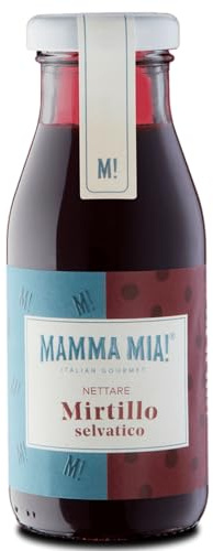 Succo di mirtillo selvatico 100% italiano prodotto in Sicilia artigianalmente senza conservanti in bottiglie da 200 ml (48)
