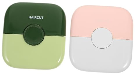 minkissy Lot de 2 tondeuses à cheveux 2 en 1 - Tondeuse à cheveux fendue pour femme - Peigne manuel