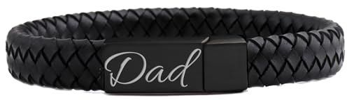 My Giavelle Custom Men's Bracelet | Engraved with Loved Ones' Names | Beautiful Gift for Dad, Husband, or Partner | Perfect for Anniversaries & Love-Filled Moments