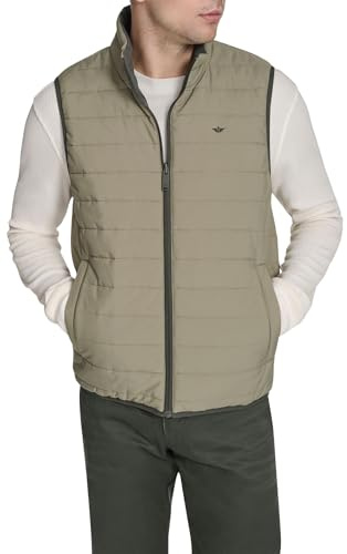 Dockers Herren Reversible Puffer Vest Outerwear, Mermaid/Chimera, XL