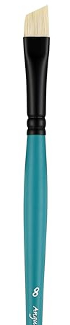 Pan Art Bristle Angular Brush No. 08 for Oil Paints - 1 Unit