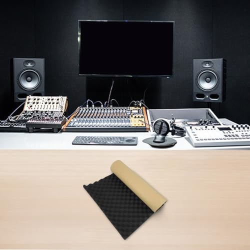 Egg Box Acoustic Foam for Cars and Studios, 100 * 50cm, Effective Sound Dampening Panels