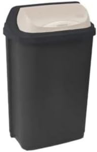 keeeper Abfallbehälter mit Rolldeckel, 10 l, Rasmus, Graphit Grau