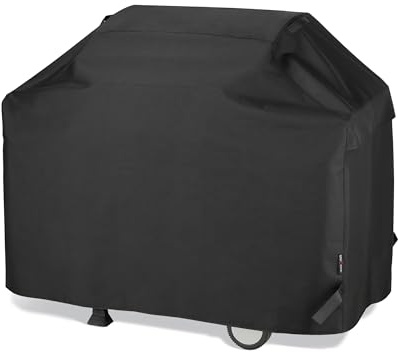 Unicook Grillabdeckung Wetterfest, 152 x 58 x 107 cm | Wasserdicht, UV-beständig, Kältebeständig, mit Mesh-Luftöffnungen, Für Weber Genesis 300, Enders Grills, 3 4 5 Brenner Grills