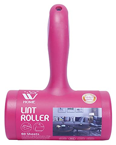 WBM Home Lint Roller for Pet, Extra Sticky Dog & Cat Hair Removal, Couch, Clothes, Furniture, 60 Sheets