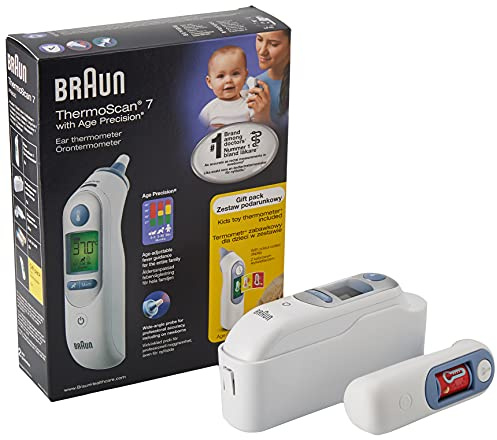 Braun Termómetro, ThermoScan 7®, con tecnología Age Precision®, con un juguete