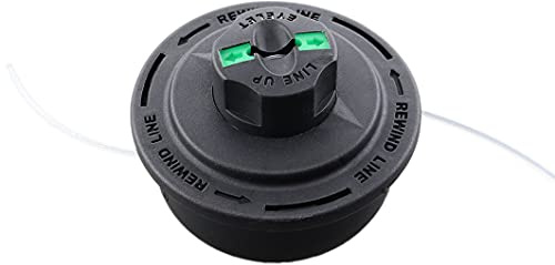 MCHNIC Doppelfadenkopf für Fuxtec RT126 RT226 Tippautomatik Rasentrimmer Fadenspule Motorsense Gewindeaufnahme M8 Rechtsgewinde