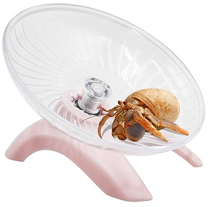 Hermit Crabs Wheel Toy, Hamster Running Wheel Toys, Small Animals Cage Accessory, Tank Accessory, Suitable for Hermit Crab Hamster Rat
