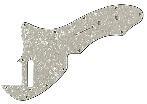 Für Fender Telecaster Thinline 69 Re-Issue Gitarren-Pickguard (4-lagig, elfenbeinfarbene weiße Perle)