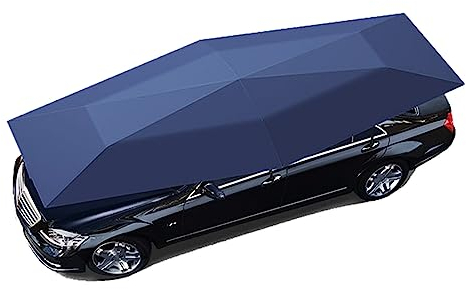 Auto-Markise, Auto-Regenschirm-Zelt, 5,2 m, halbautomatischer Auto-Sonnenschutz, Auto-Überdachung, tragbarer, wasserdichter, Faltbarer Regenschirm, Auto-Dach-Sonnenschirm, Sonnenschutz, UV-S