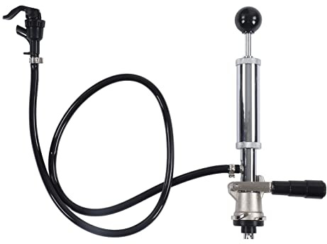 Bomba De Barril Para Barril, Dispensador Tipo S, Grifo Para Barril De Cerveza, Bomba Manual Para Barril, Bomba De Fiesta Para Barril De Acero Inoxidable Con Tubo De 105 Cm/41,3 Pulgadas Para Cerveza