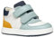 Geox B BIGLIA Boy A, Zapatillas Bebé-Niños, White/Sage, 20 EU