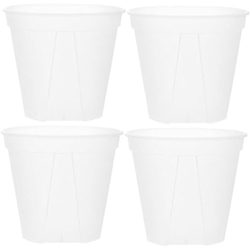 PHENOFICE 4pcs Kunststoff Topf Verdickt Kindergarten Töpfe Für Indoor Garten Decor