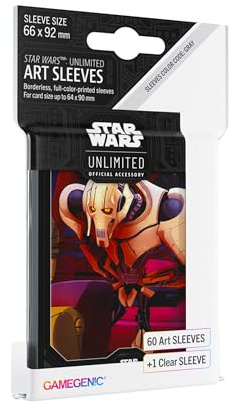 Gamegenic, Star Wars: Unlimited Art Sleeves – General Grievous, Zubehör