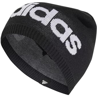 adidas Unisex Daily Light Beanie, Black/White, L