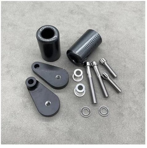 DZSLLOOI 2022 Für Kawasaki Für ZX10R 2004 2005 Für ZX10R Sturzpads Crash Fallen Schutz Motor Protector Block Motorrad Zubehör Rahmenschieber(Kohlenstoff)