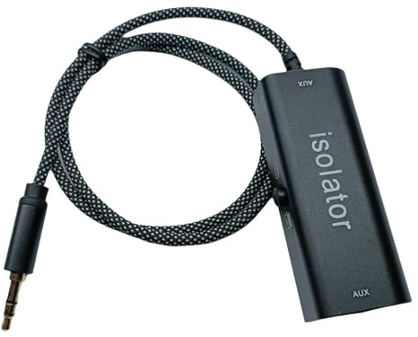 MLWSKERTY Cavo da 3 5 Mm Anti Interferenze Isolatore del Filtro Antirumore Loop Elimina La Cancellazione per La Riduzione del Rumore Professionale Auto Stereo Domestica