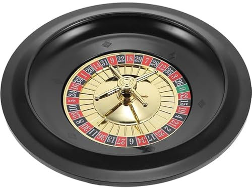 Casino Roulette Wheel, Smooth Rotating Portable Design for Home Game Nights and Party Entertainment