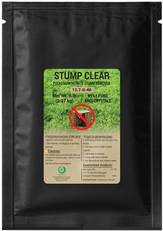 99%+ Pure Potassium Nitrate 5 Pounds – Stump Remover, Hydroponics Nutrient, Rocket Propellant & Fertilizer Grade – Multi-Use, High Purity KNO₃ Powder
