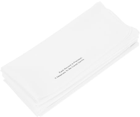 KOMBIUDA 5pcs Record Cleaning Cloth Dust Cloth for Vinyl Record Cleaner Multi-purpose Cleaning Rags for Cd Disk Maintenance Glasses and Screens Cleaner