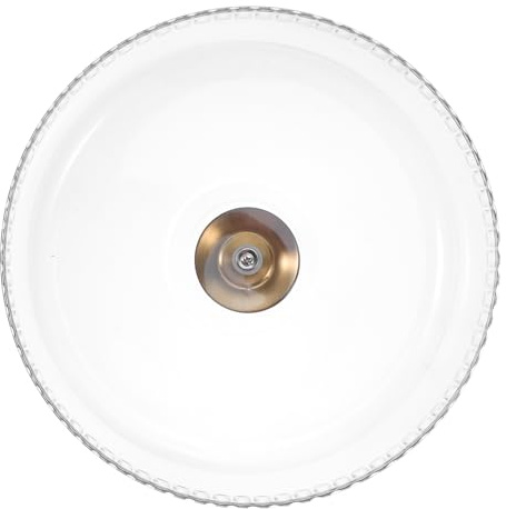 UKCOCO Copertura Trasparente Rotonda per Dolci e Cupcake in Plastica Resistente a Rotture visibilità Chiara, per Ristoranti e Catering