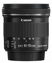 Canon EF-S 10-18mm F4.5-5.6 IS STM Ultraweitwinkel Objektiv (67mm Filtergewinde) schwarz