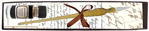 Standardgraph Kalligraphie-Set mit Glasfederhalter und 10 ml Tinte, braun