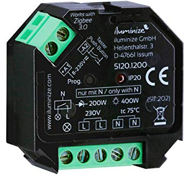 Iluminize Zigbee 3.0, prodotti ad alto voltaggio Attuatore di commutazione Zigbee 3.0.