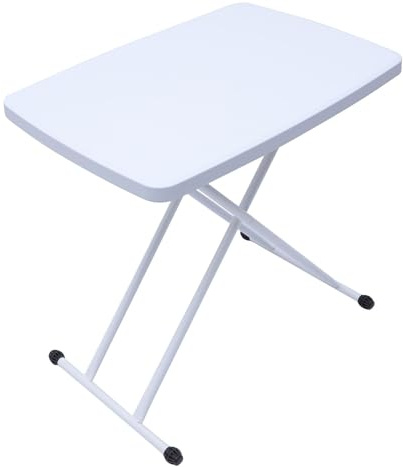 SHINYPASING Folding Camping Table Portable Outdoor Desk Lightweight Plastic Foldable Dining Table for Picnic, Garden, Backyard, and Travel Use