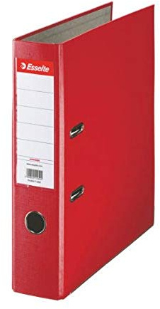 Esselte 11253 75 mm ECO-spak hålfotsfil – röd
