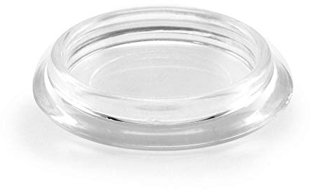 Lubrifiant bien Meubles Lot de 4 dessous-de-verre 40 mm ronde Meubles Protection Transparent